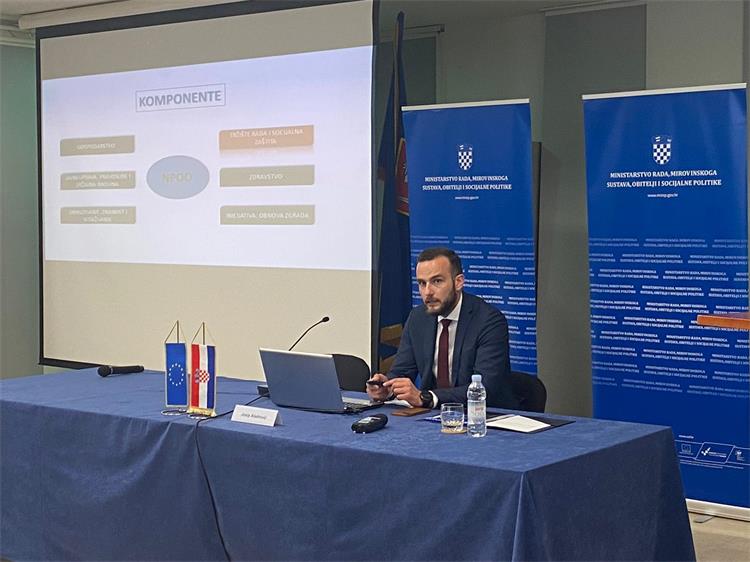 Ministar Josip Aladrović predstavio prijedlog Nacionalnog plana oporavka i otpornosti za tržište rada i socijalnu zaštitu vrijedan 2,08 milijardi kuna